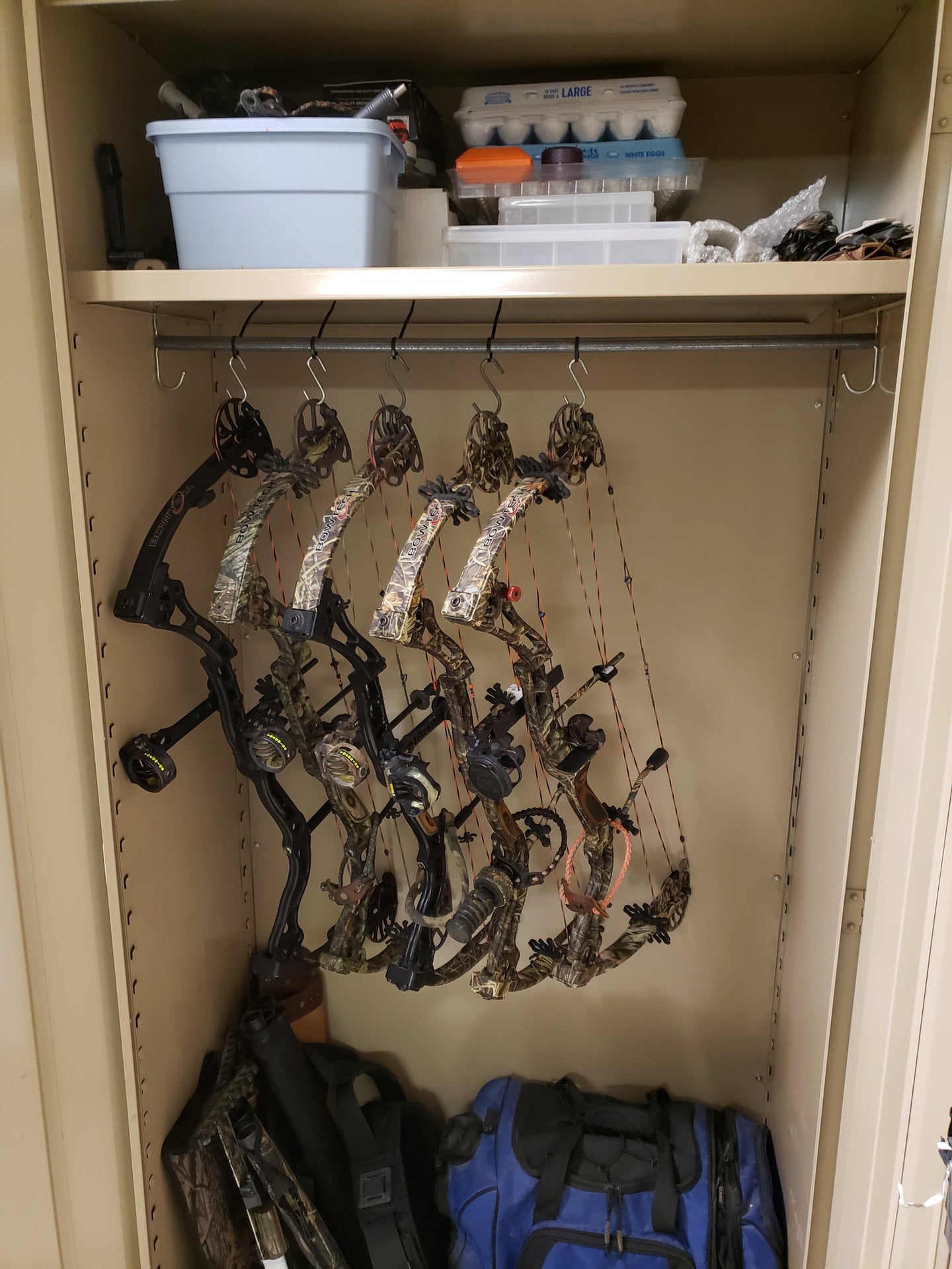 Bow storage at home